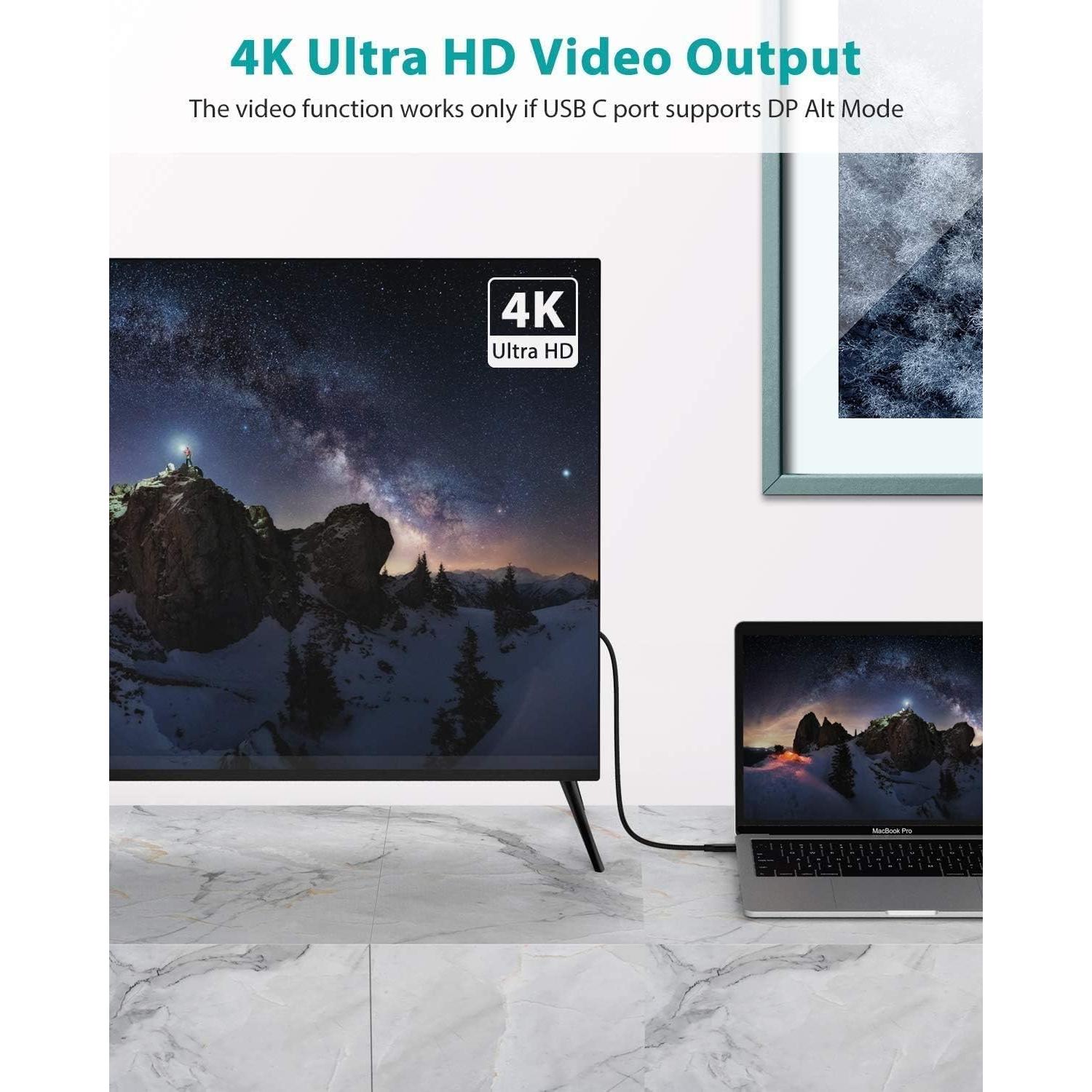 Cable USB C 3.1 NIMASO 1m 10Gbps 100W Carga Rápida 4K