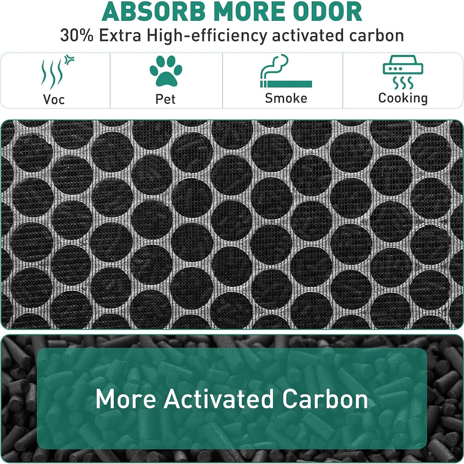 Paquete de 2 Filtros HEPA H13 Lazyshine para LEVOIT Vital 100