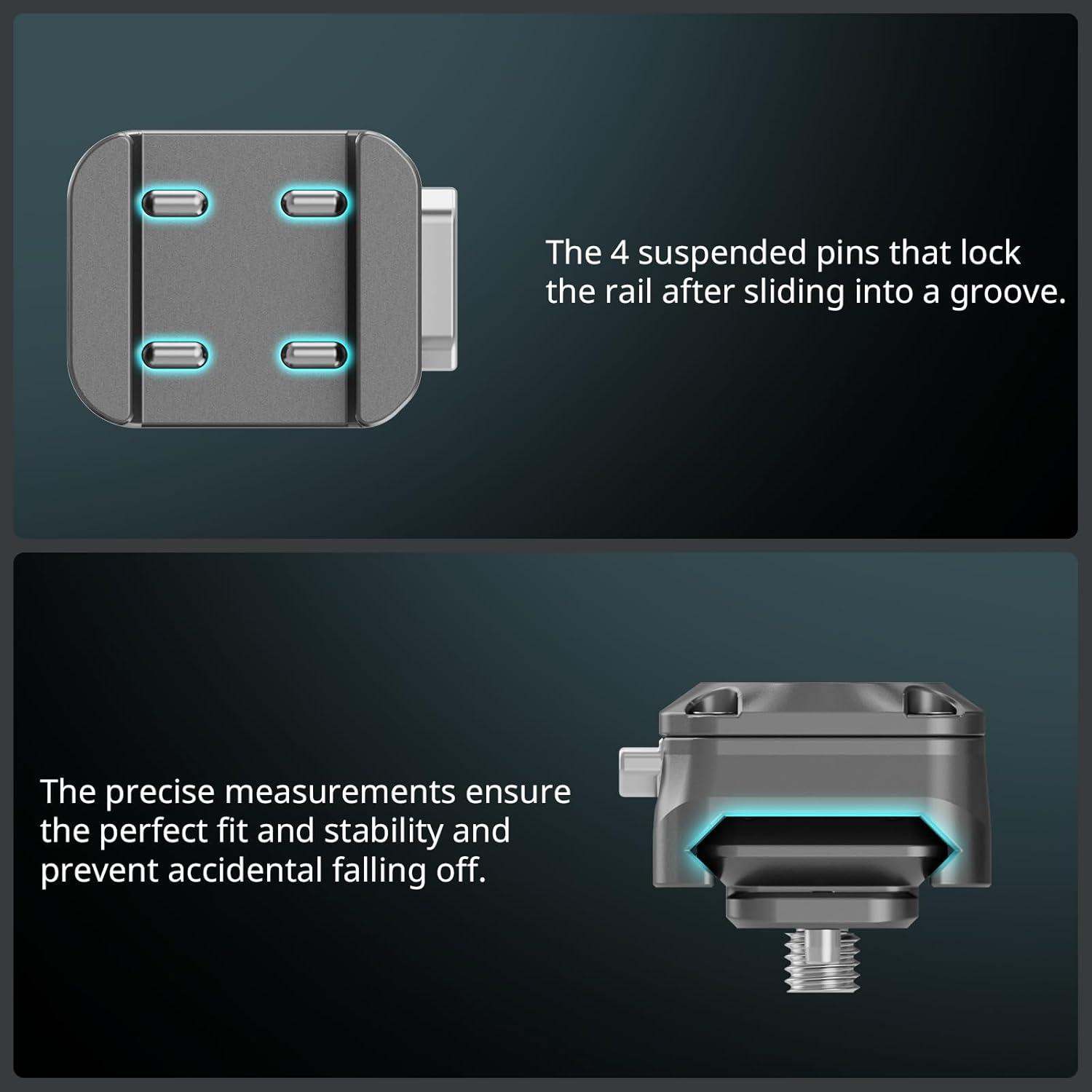Placa de Montaje QR SmallRig H21 para Cámaras y Monitores
