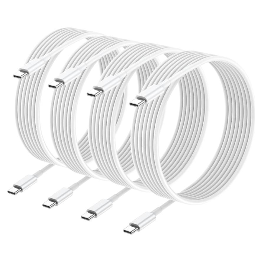 Cable USB C a USB C 3m 4 Pack GREPHONE Carga Rápida MFi