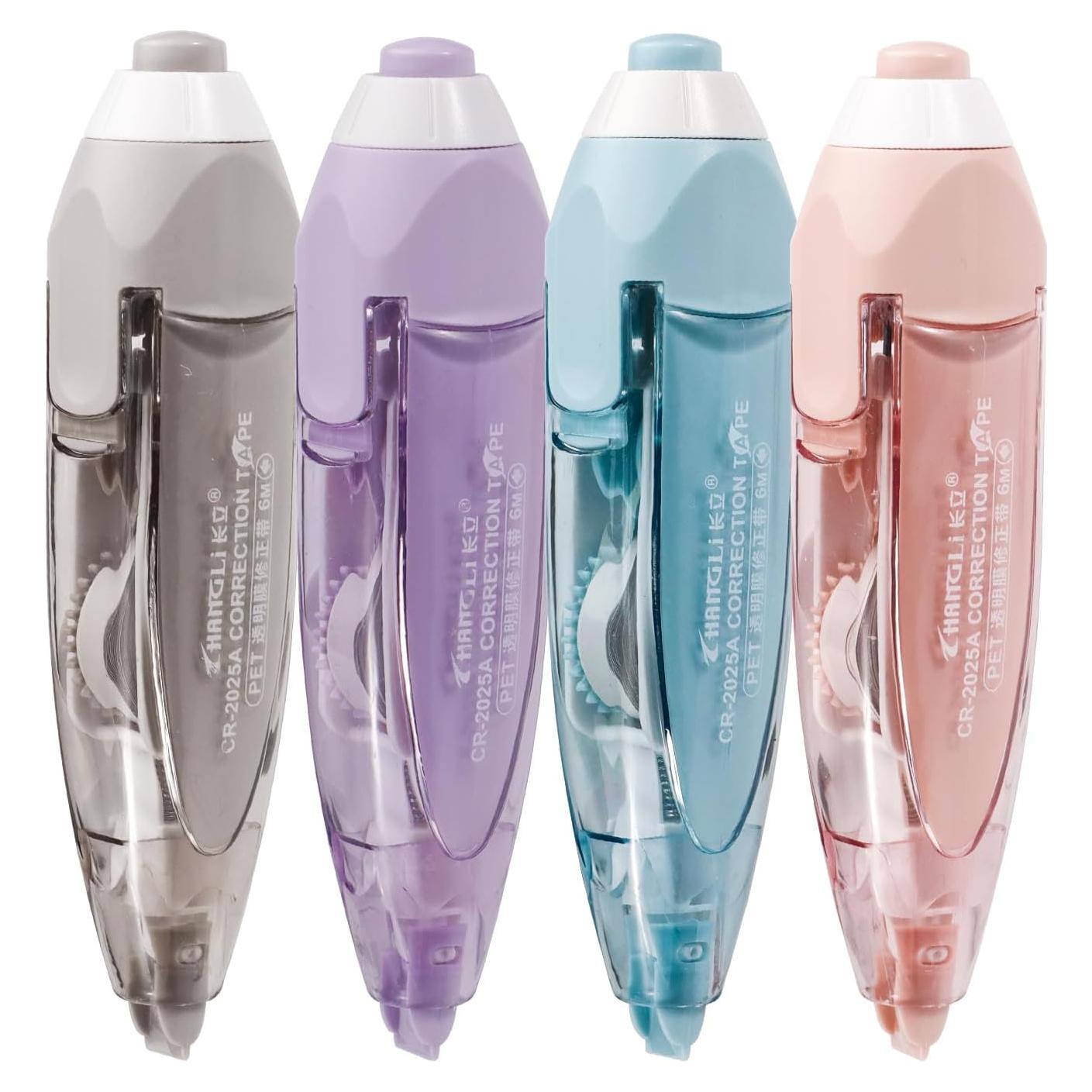 Cinta Correctora Recargable ASTIMESA 4 Pcs Multicolor 5mm x 6m