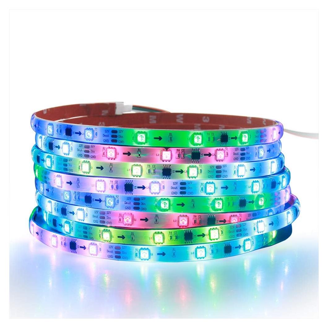 Tira LED Direccionable ALITOVE WS2811 5m 150 LEDs RGB IP65