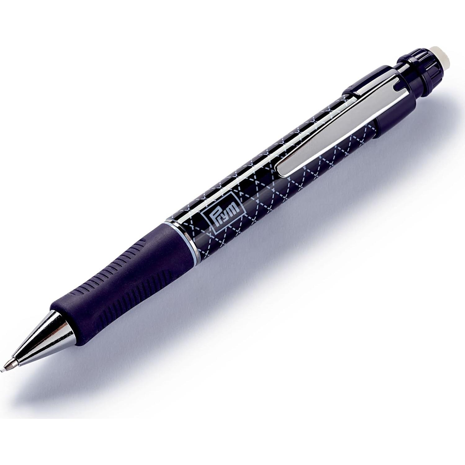 Lápiz de tela mecánico Prym 610840 con 2 cartuchos blancos