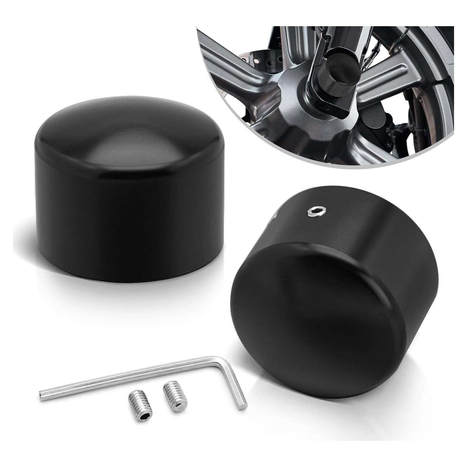 Cubiertas de Tuerca del Eje Delantero PBYMT para Harley 2002-2024