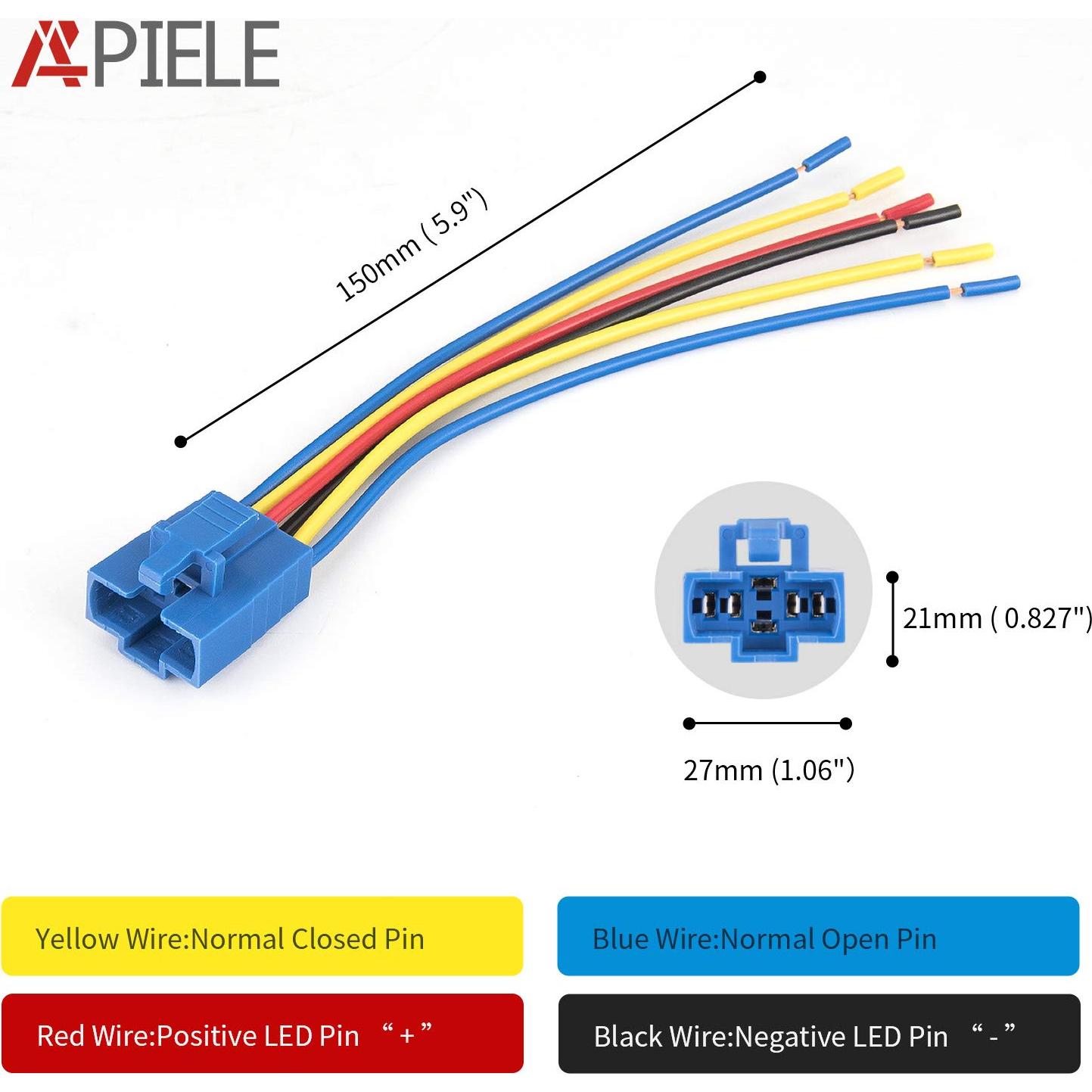 Interruptor de Botón de Presión APIELE 22mm Acero Inoxidable LED 12V