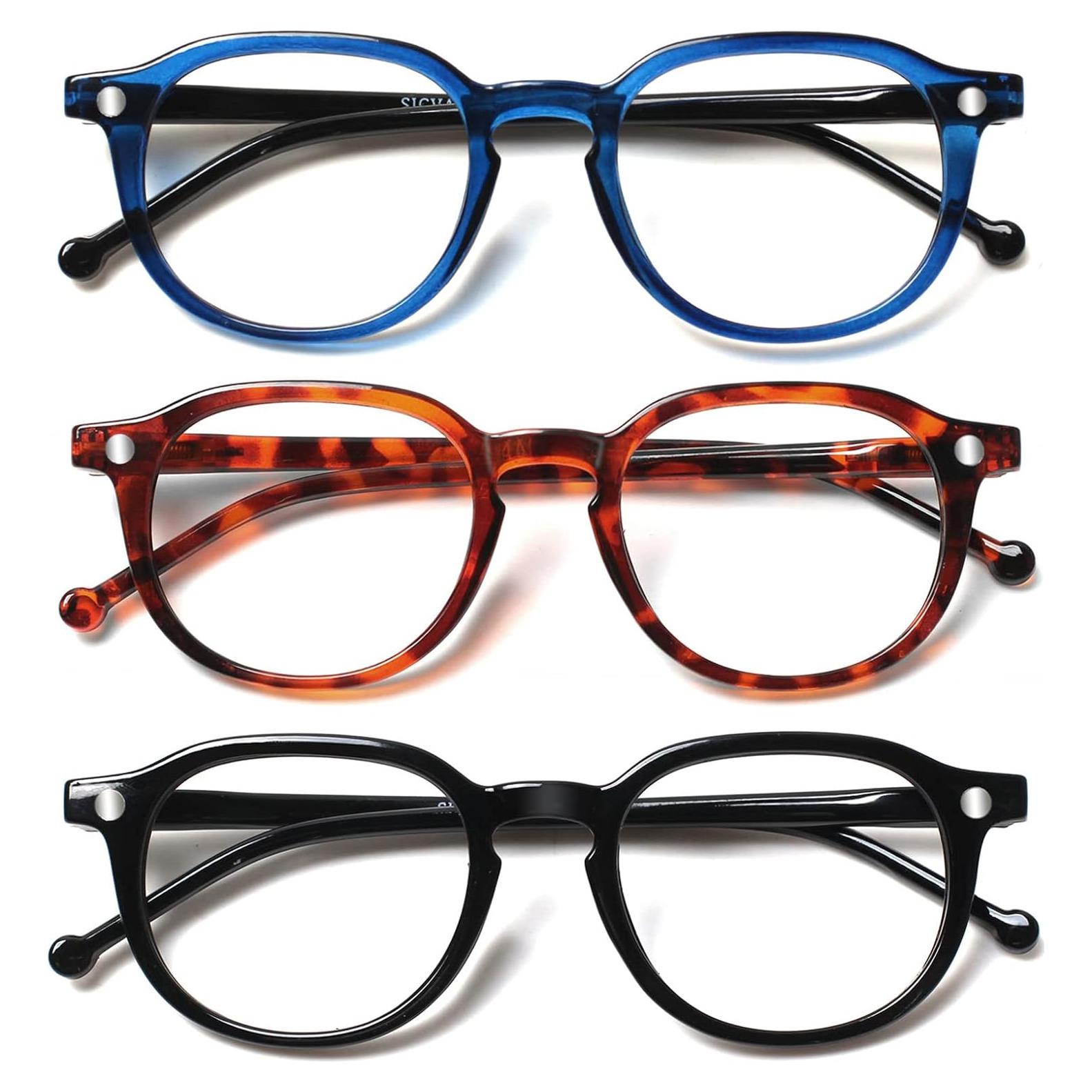 Paquete de 3 Gafas de Lectura SIGVAN 3.5x Unisex