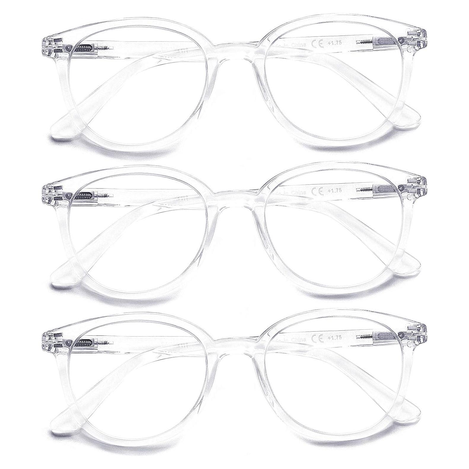 Paquete de 3 Gafas de Lectura SIGVAN 3.5x Unisex Estilosas