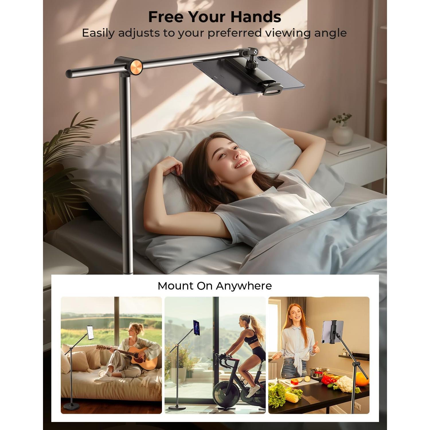 Soporte de Piso Ajustable DIMONCOAT para Tabletas 4.7-15.6"