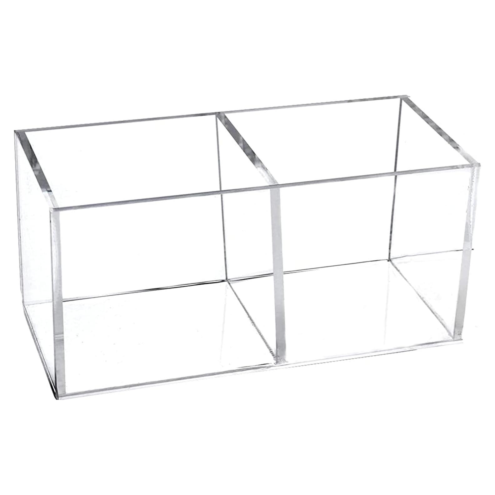 Organizador de Cajones Acrílico Dedoot 2 Secciones 12.7x6.4x5.8 cm