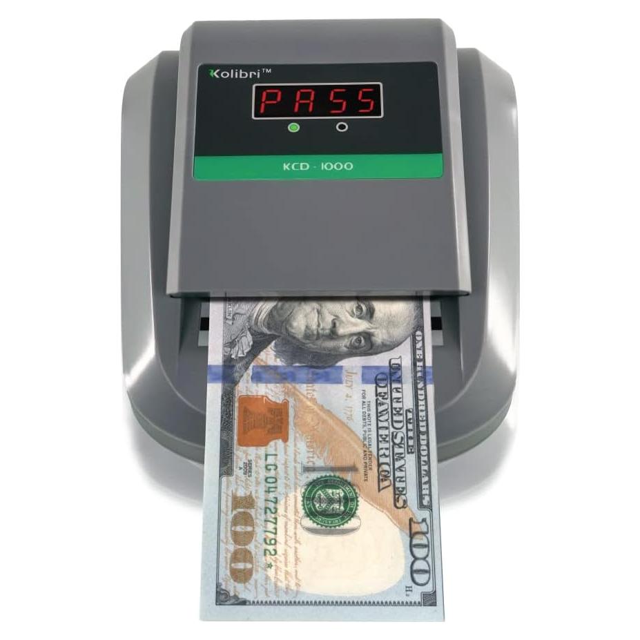 Detector de Billetes Falsos Kolibri KCD-1000 Portátil 0.71kg