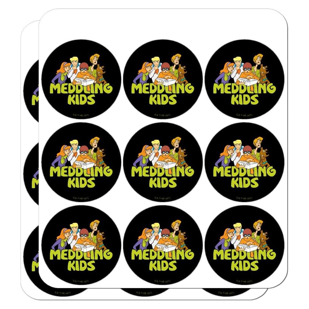 Calcomanías Scooby-Doo para Scrapbooking - 18 Piezas Transparentes