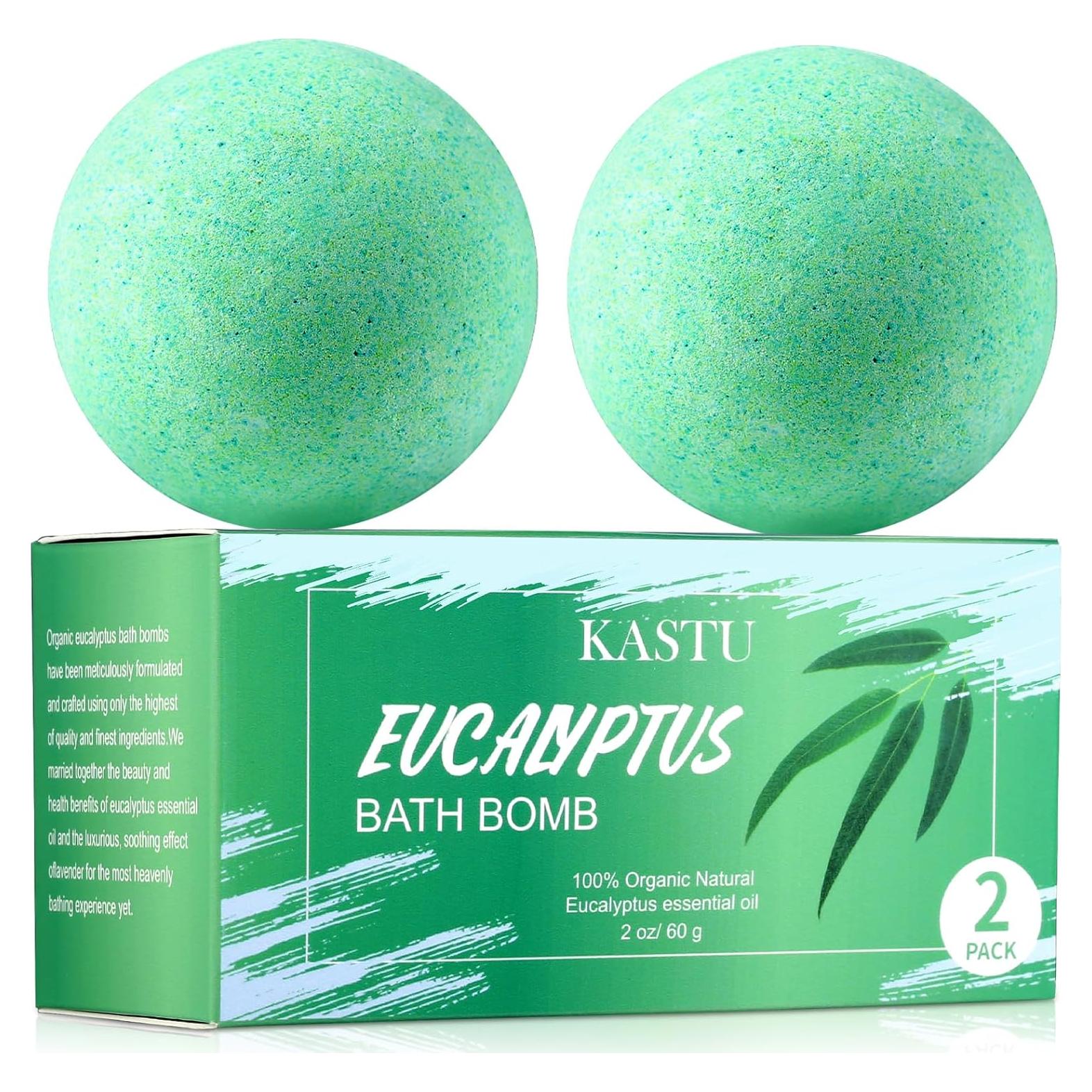 Bolas de Baño KASTU Eucalipto 2 x 100g Hidratantes