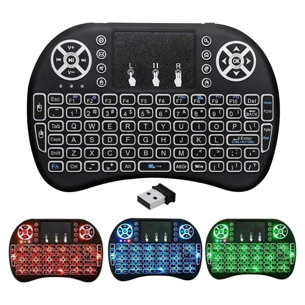 Teclado Inalámbrico BIFANS C11 con Touchpad y Retroiluminación