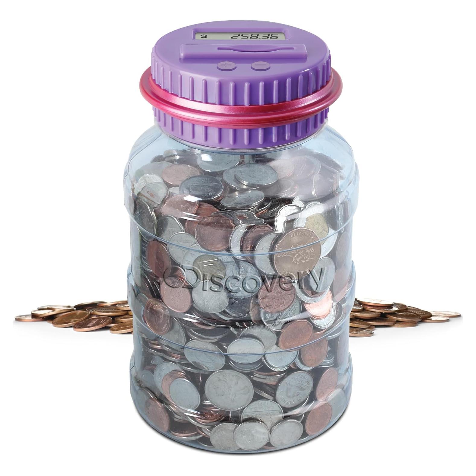 Tarro de Dinero Automático Discovery Kids Rosa 20.32 cm