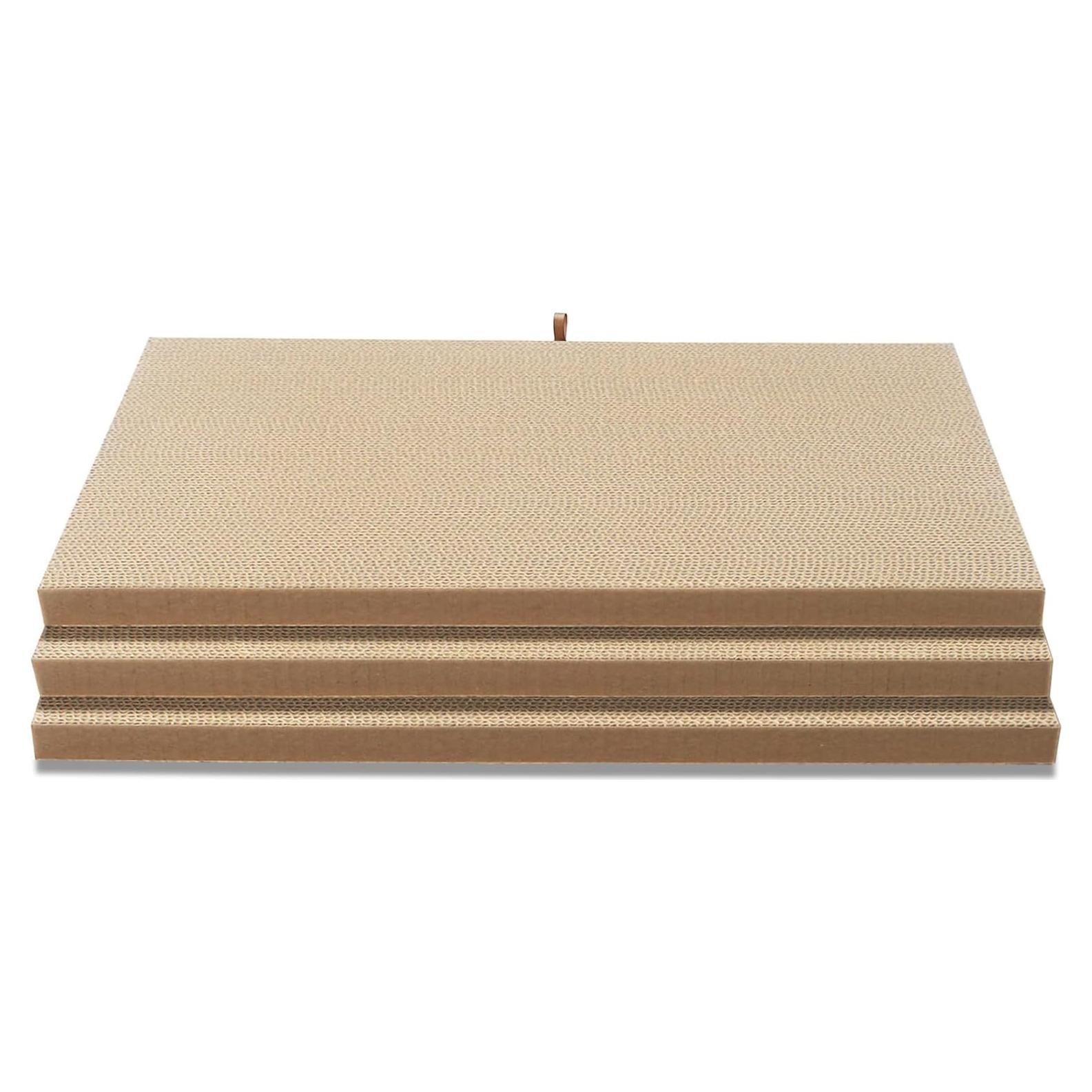 Tableros de Rascado Reemplazables PETKARAY para Gatos - Paquete de 3