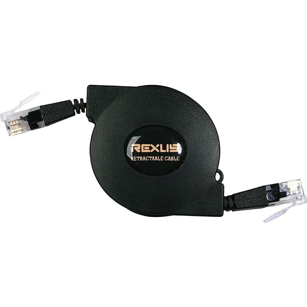 Cable Ethernet REXUS Cat 6 Retráctil 1.0 m Alta Velocidad