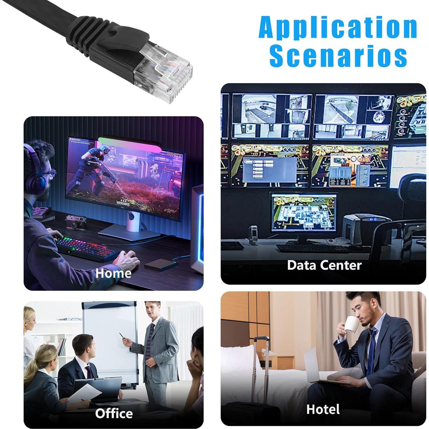 Cable Ethernet REXUS Cat 6 Retráctil 1.0 m Alta Velocidad