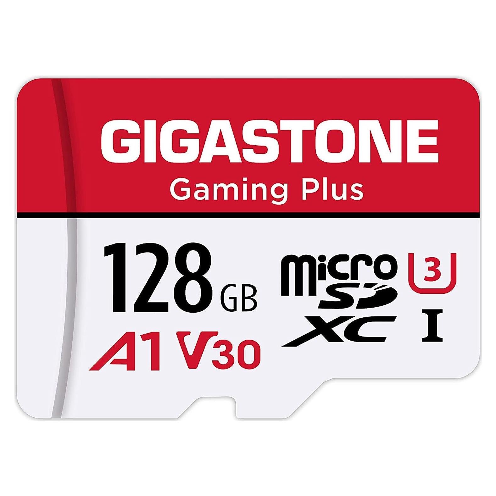 Tarjeta Micro SD 128GB Gigastone Gaming Plus UHS-I A1 U3