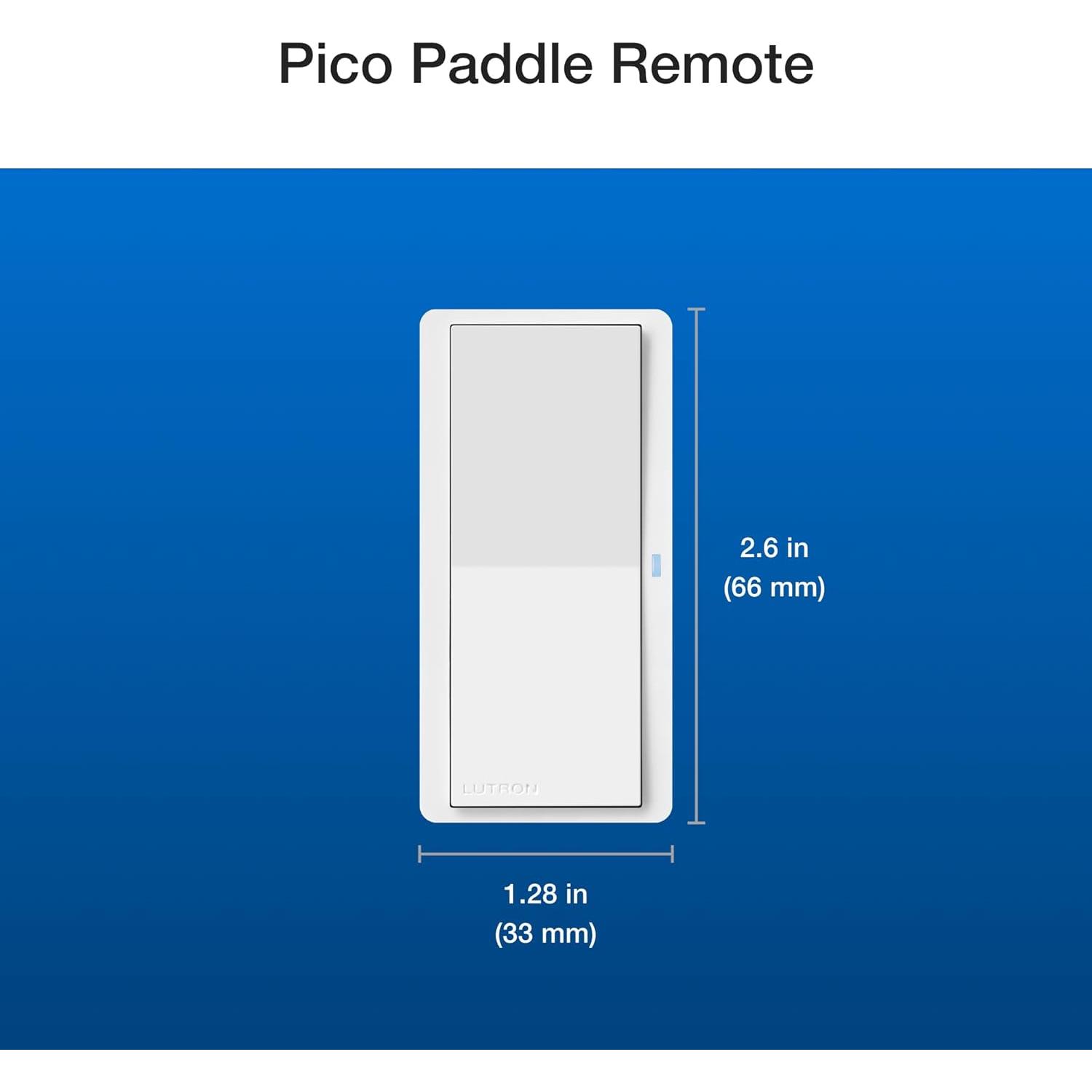 Control Remoto Paddle Pico Lutron para Interruptores Caseta