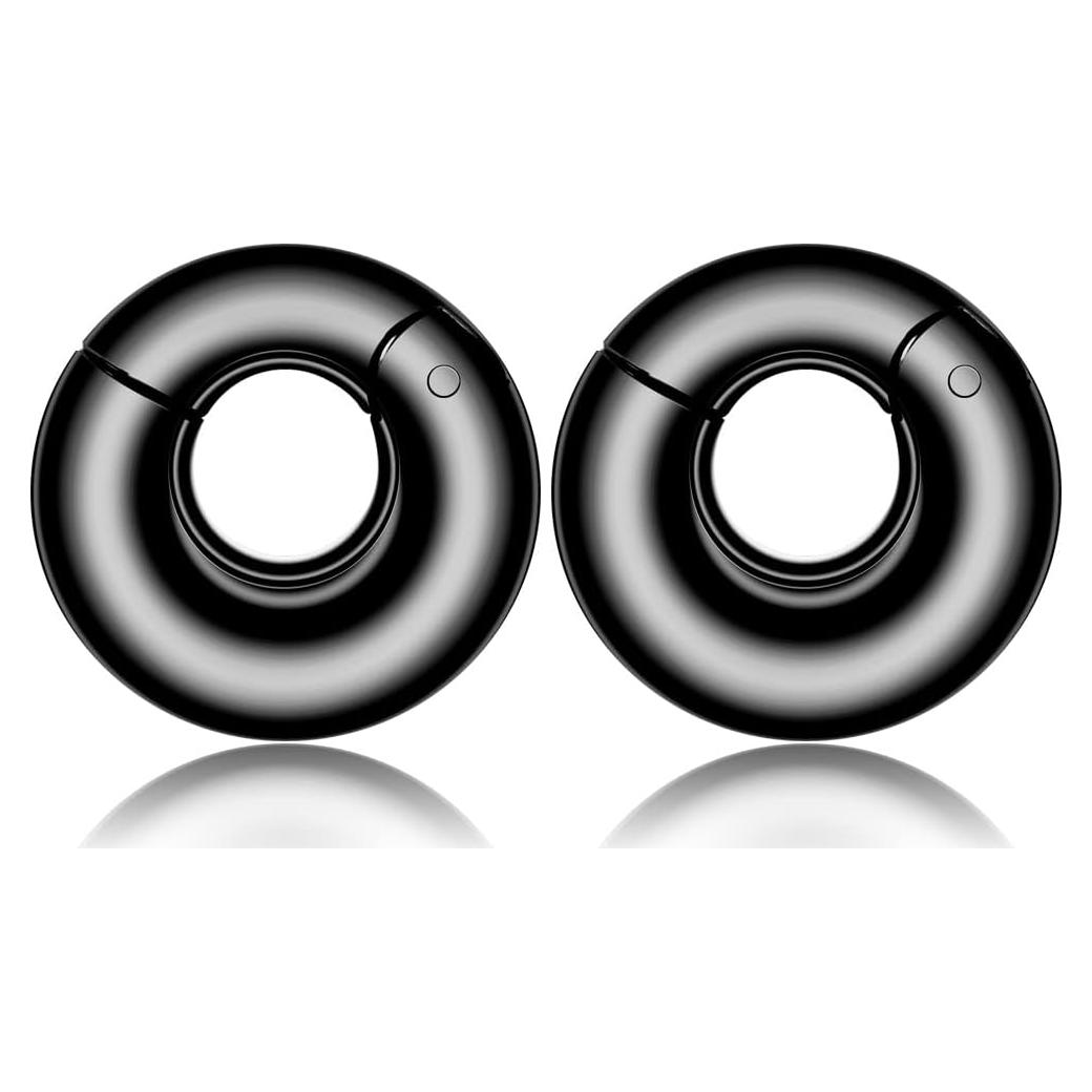 Pesas para Orejas LADEMAYH 2Pcs Acero Inoxidable 40g