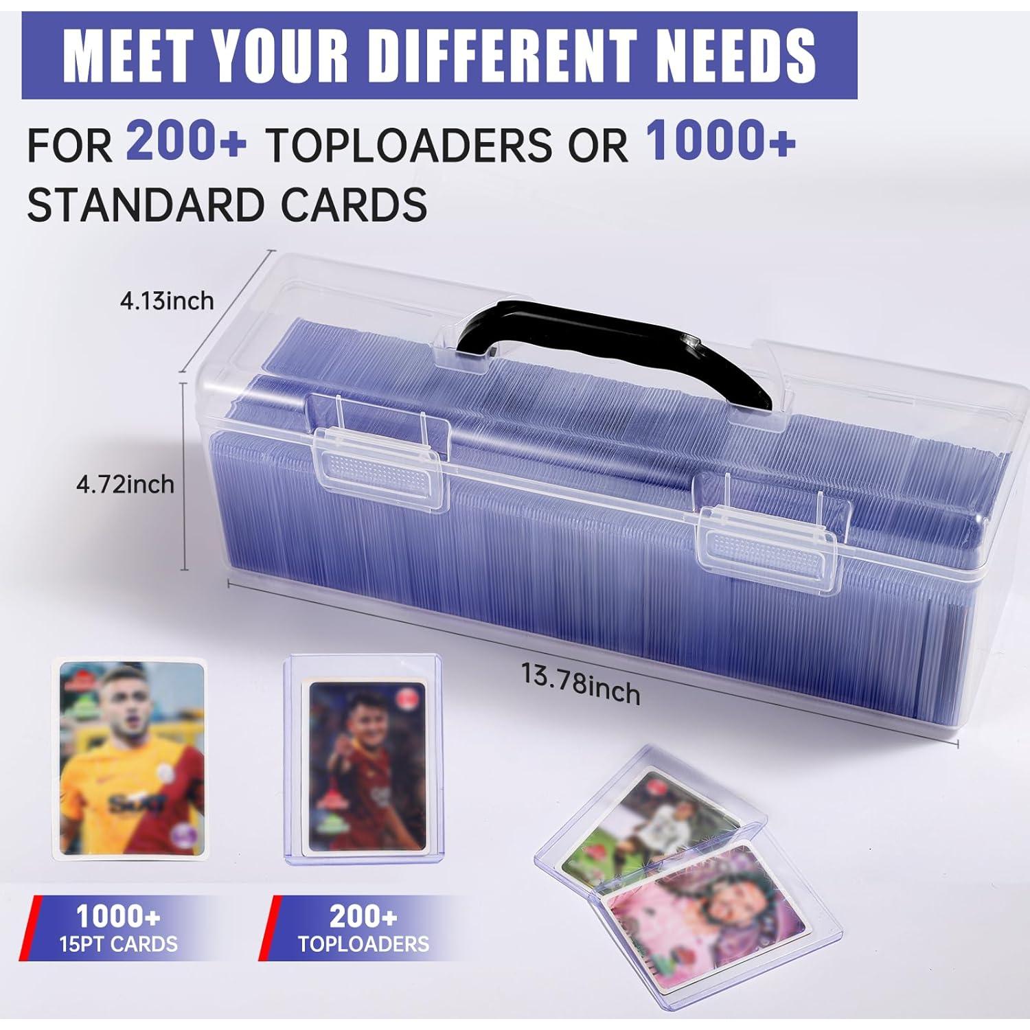 Caja de Almacenamiento Glimstone para Toploaders - Negra