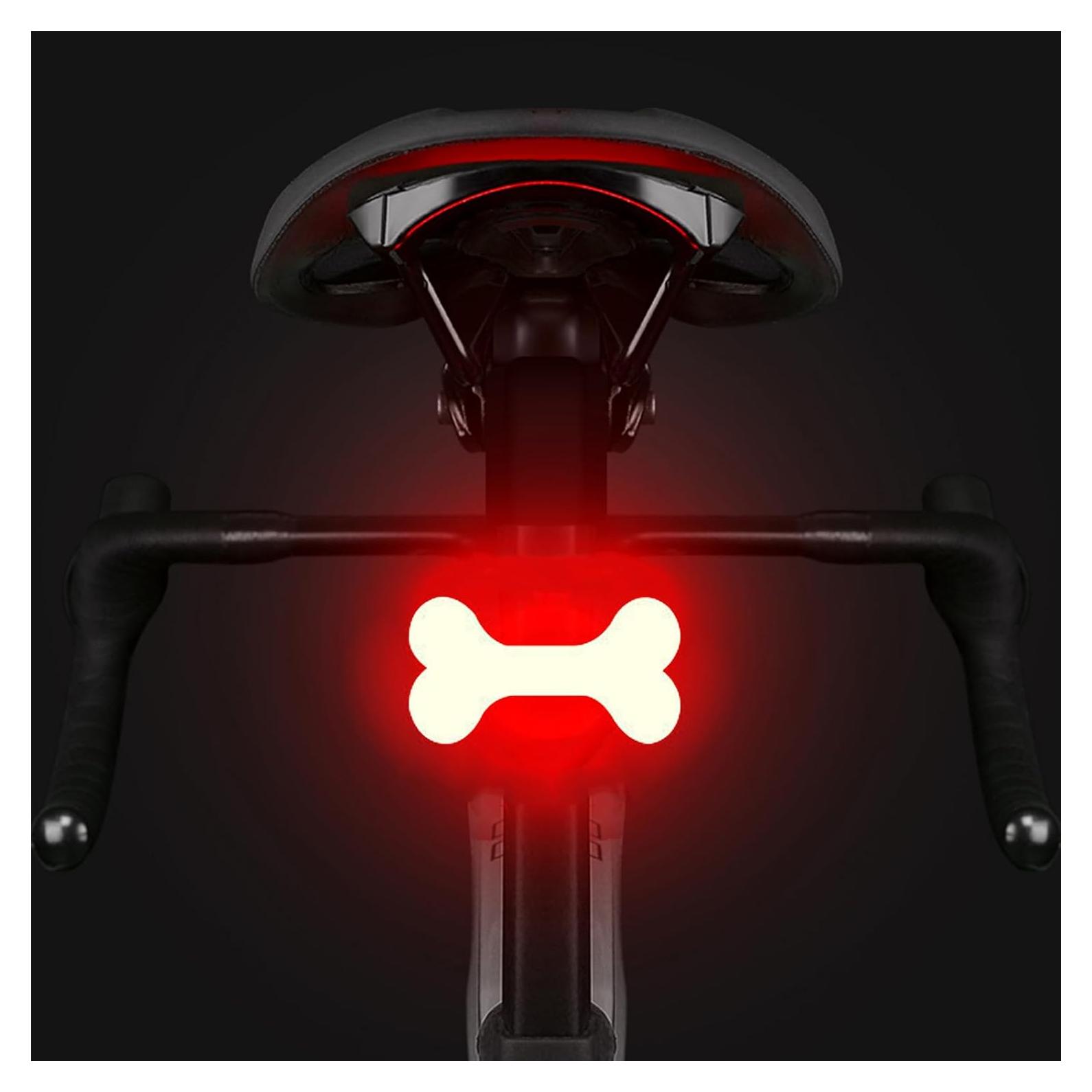 Luz Trasera LED Recargable YUERWOVER para Bicicleta Impermeable