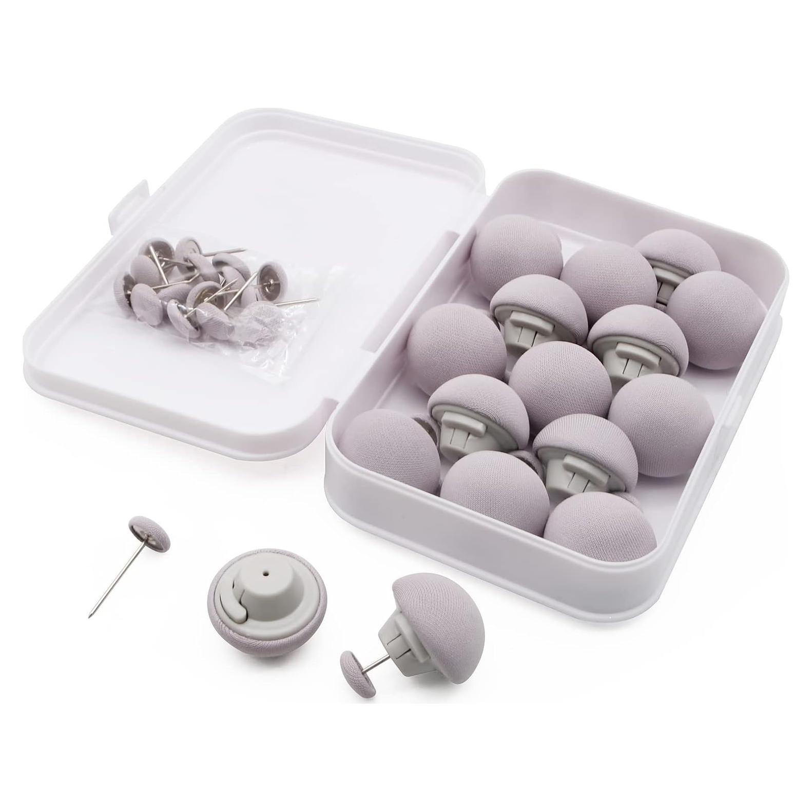 Clips para Edredón MQUPIN 16 Piezas - Sujetadores de Tela Gris