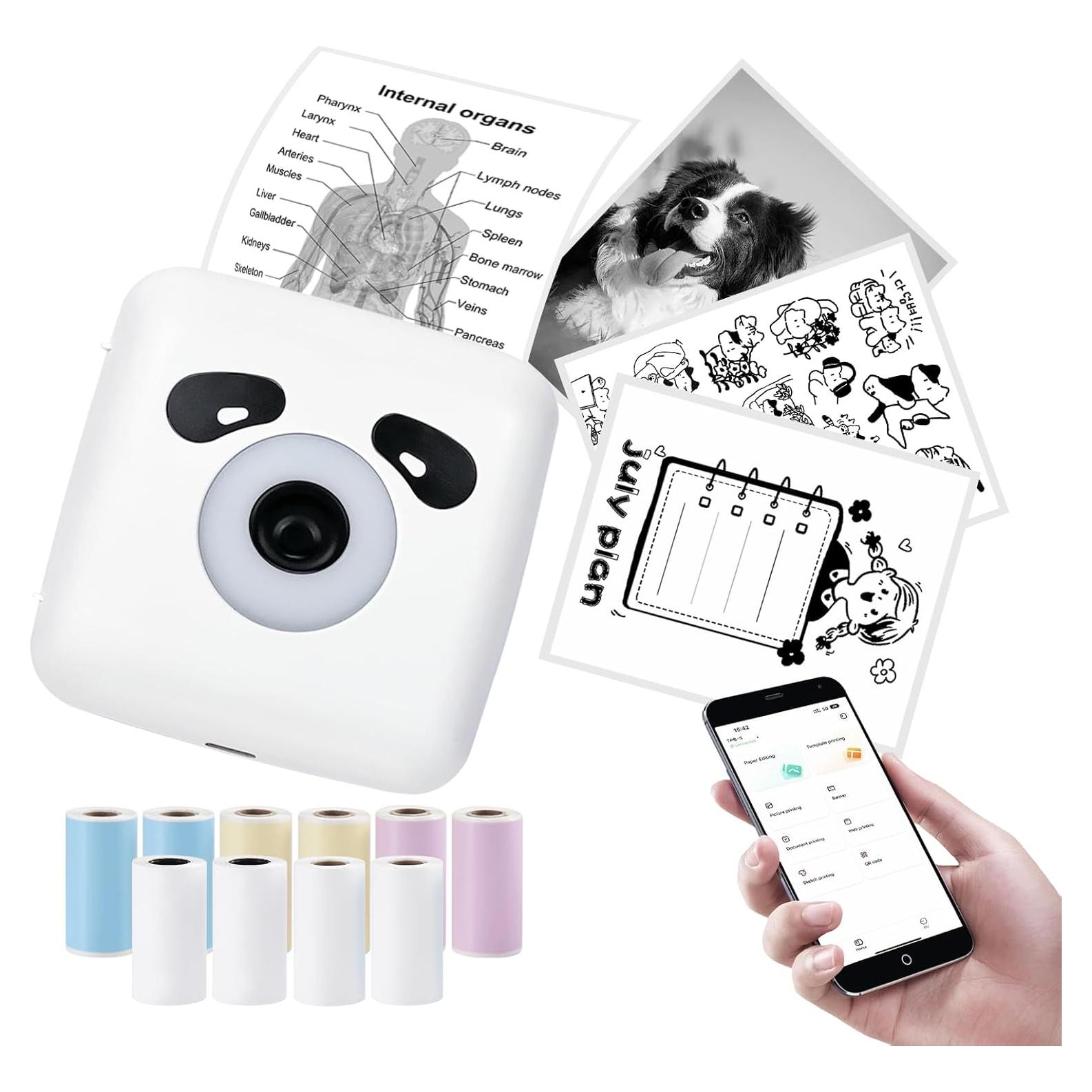 Impresora Térmica Portátil Vretti TP6S Bluetooth 10 Rollos