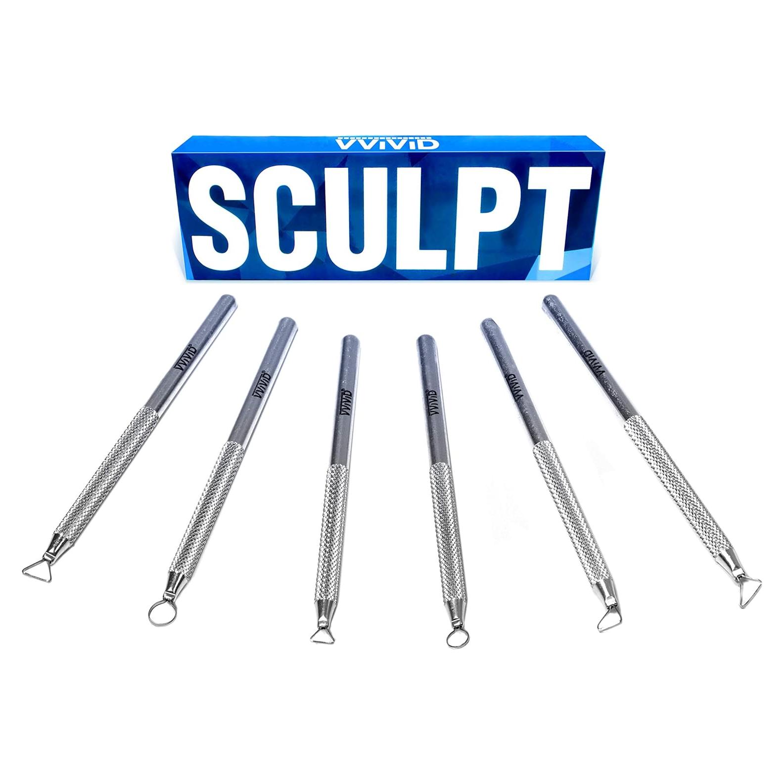 Conjunto de Herramientas de Escultura VViViD 6 Piezas Aluminio