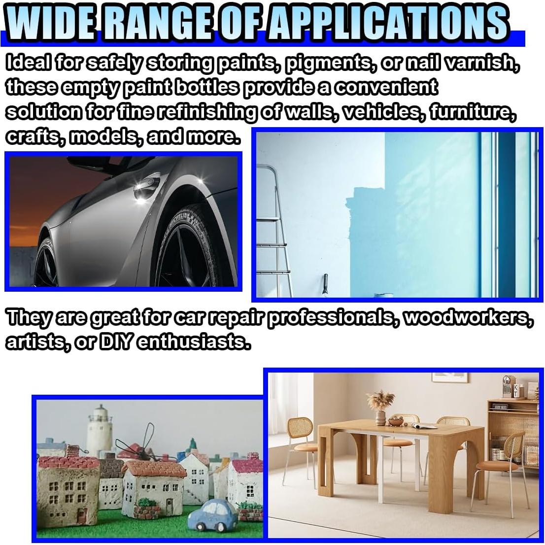 Botella de Retoque de Pintura DUSCOKE 60ml con Brocha - 3PCS