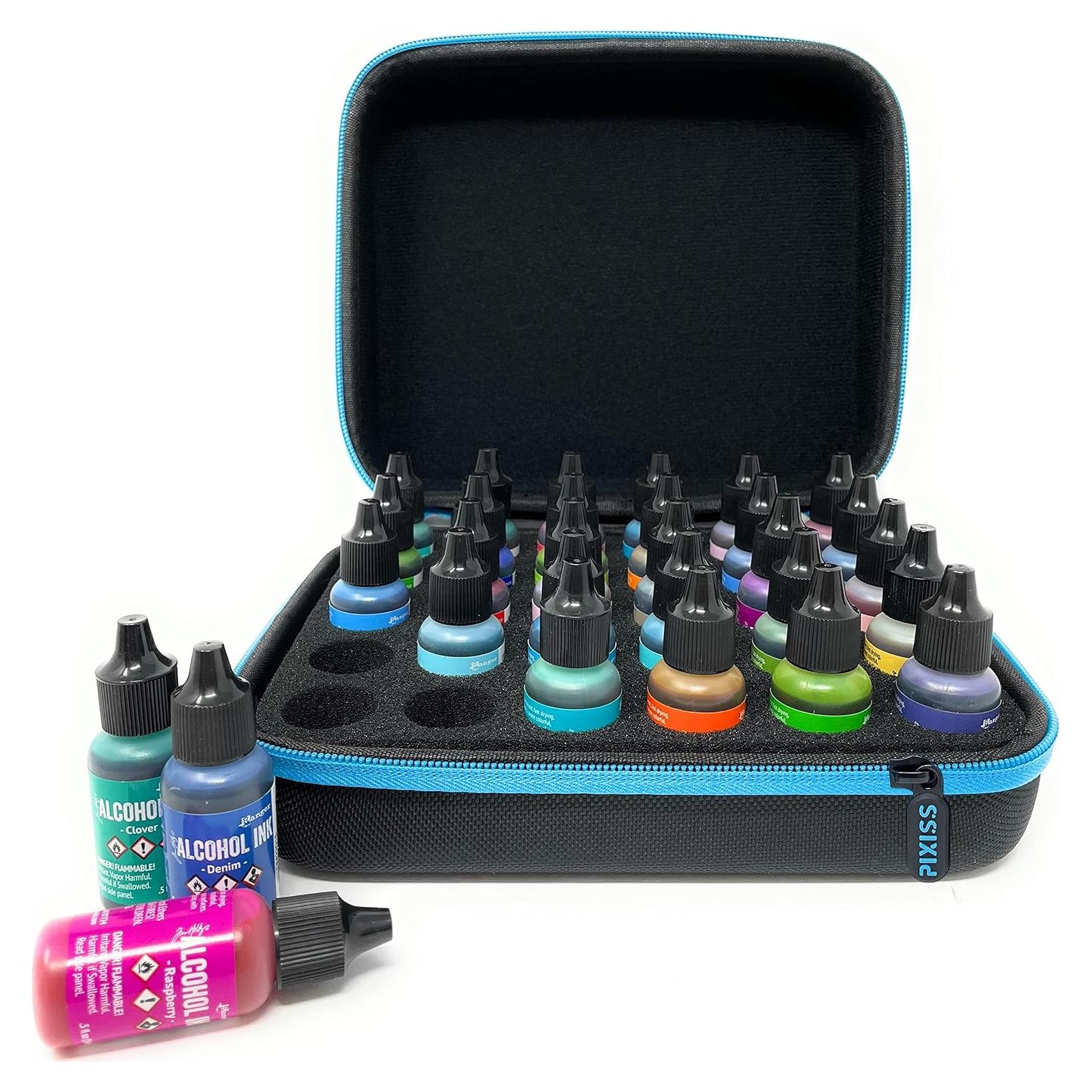 Estuche de Almacenamiento para Tintas de Alcohol Pixiss - 30 Botellas