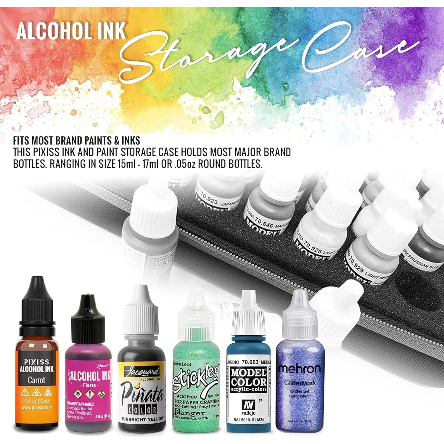 Estuche de Almacenamiento para Tintas de Alcohol Pixiss - 30 Botellas