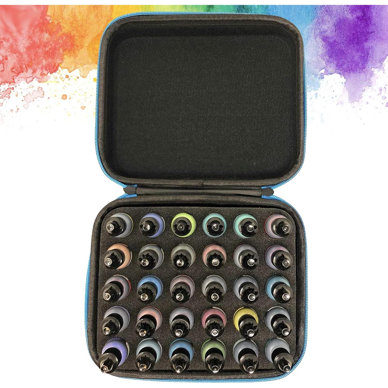 Estuche de Almacenamiento para Tintas de Alcohol Pixiss - 30 Botellas