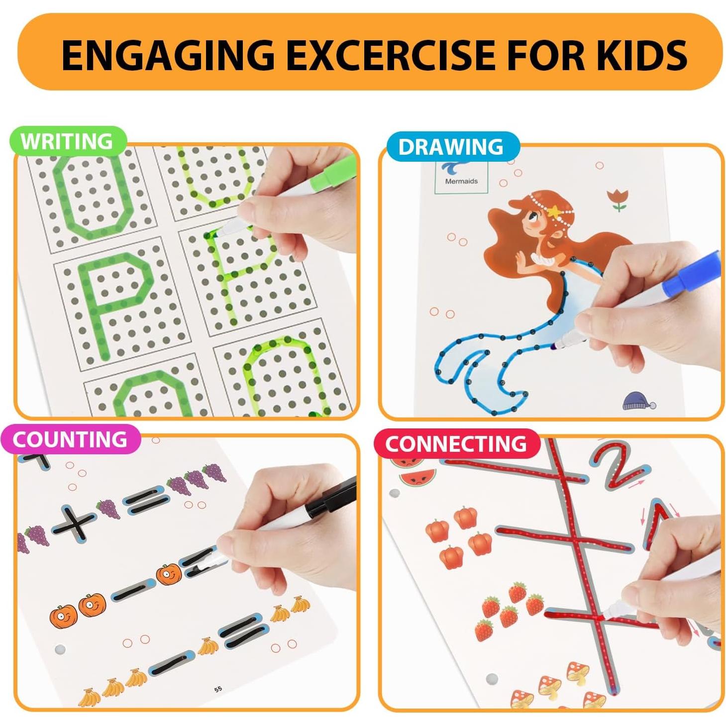 Cuaderno Reutilizable Scribble Genérico - 64 Páginas, Azul