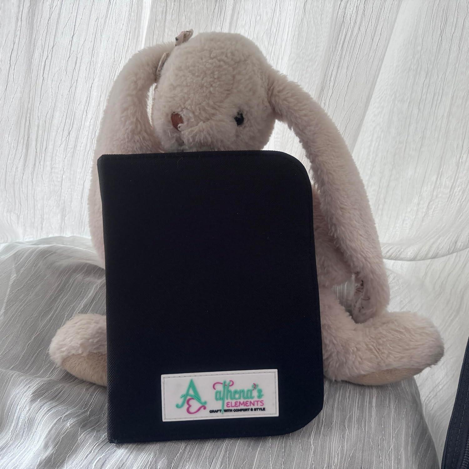 Set de Ganchillos Ergonomicos Elementos de Athena - Negro