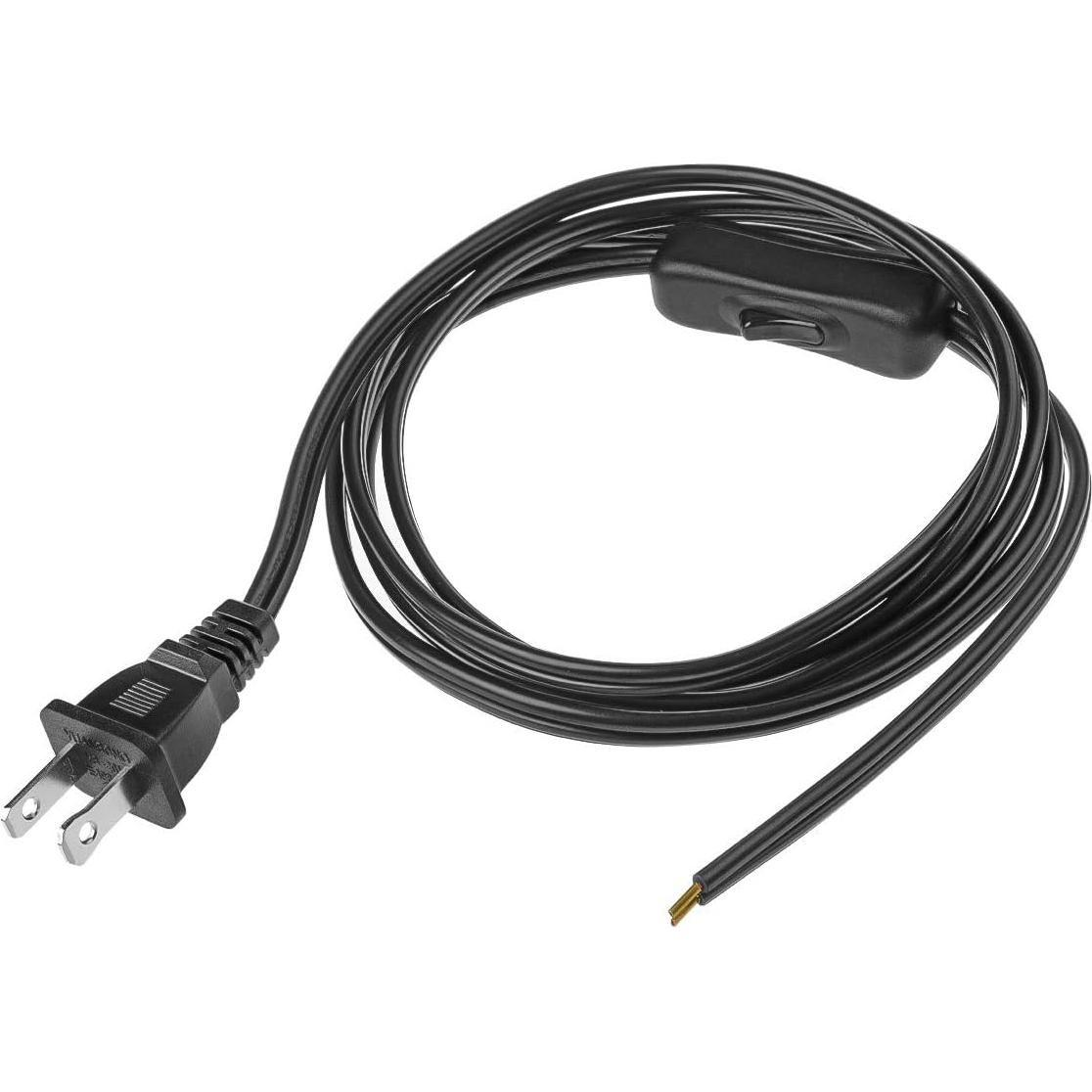 Cable de Alimentación con Interruptor VSEER 1.83m Negro
