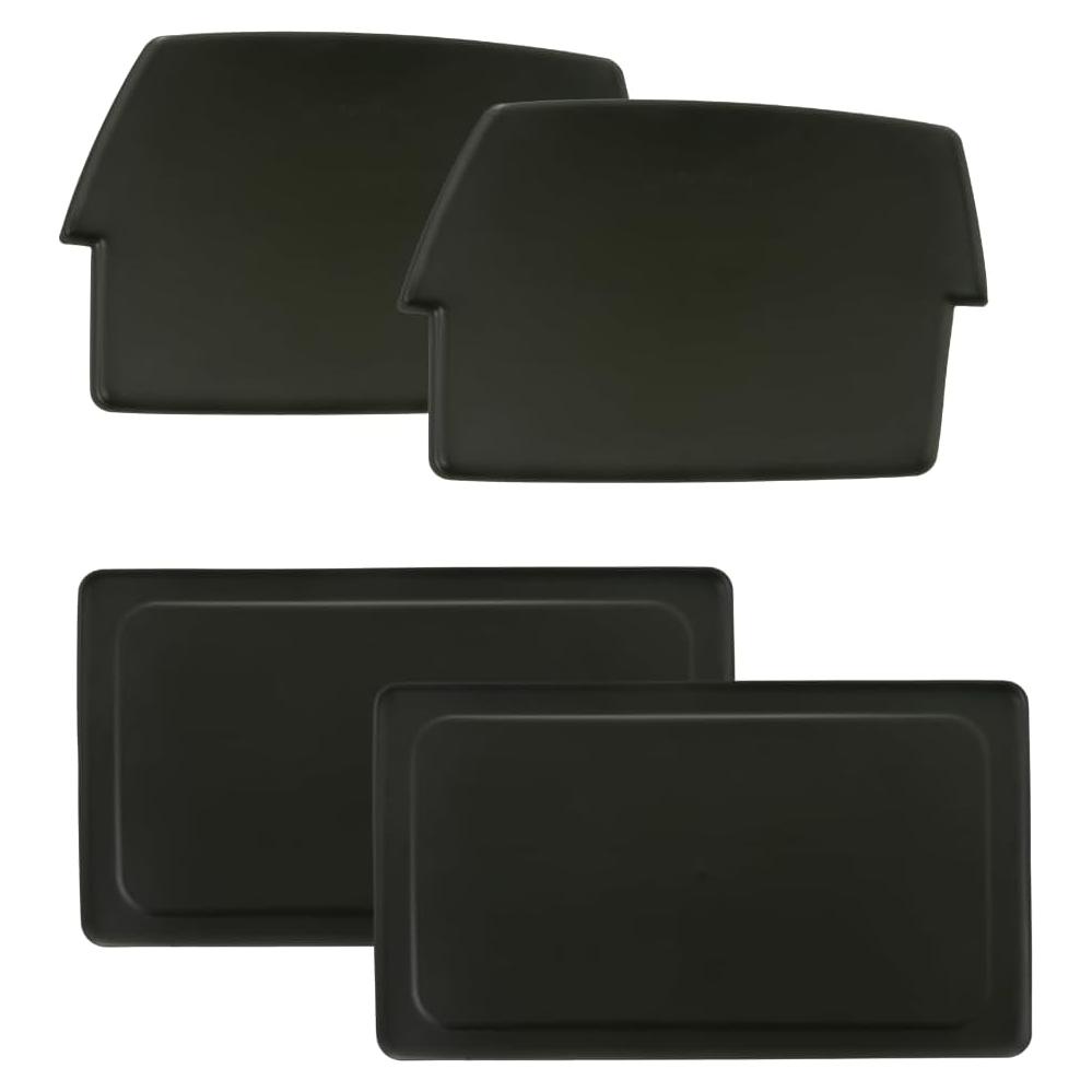 Forros de Cajón y Bin para Refrigerador GE 4 Piezas Antimicrobiano