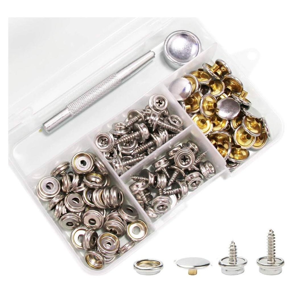 Kit de broches de presión Arokimi para cubierta de barco 60 piezas