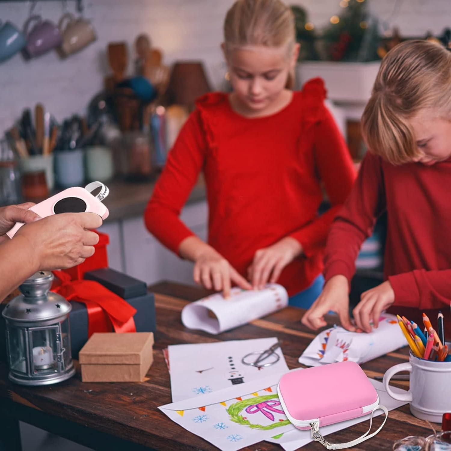 Funda para impresora de etiquetas PAIYULE D30 D35 Rosa