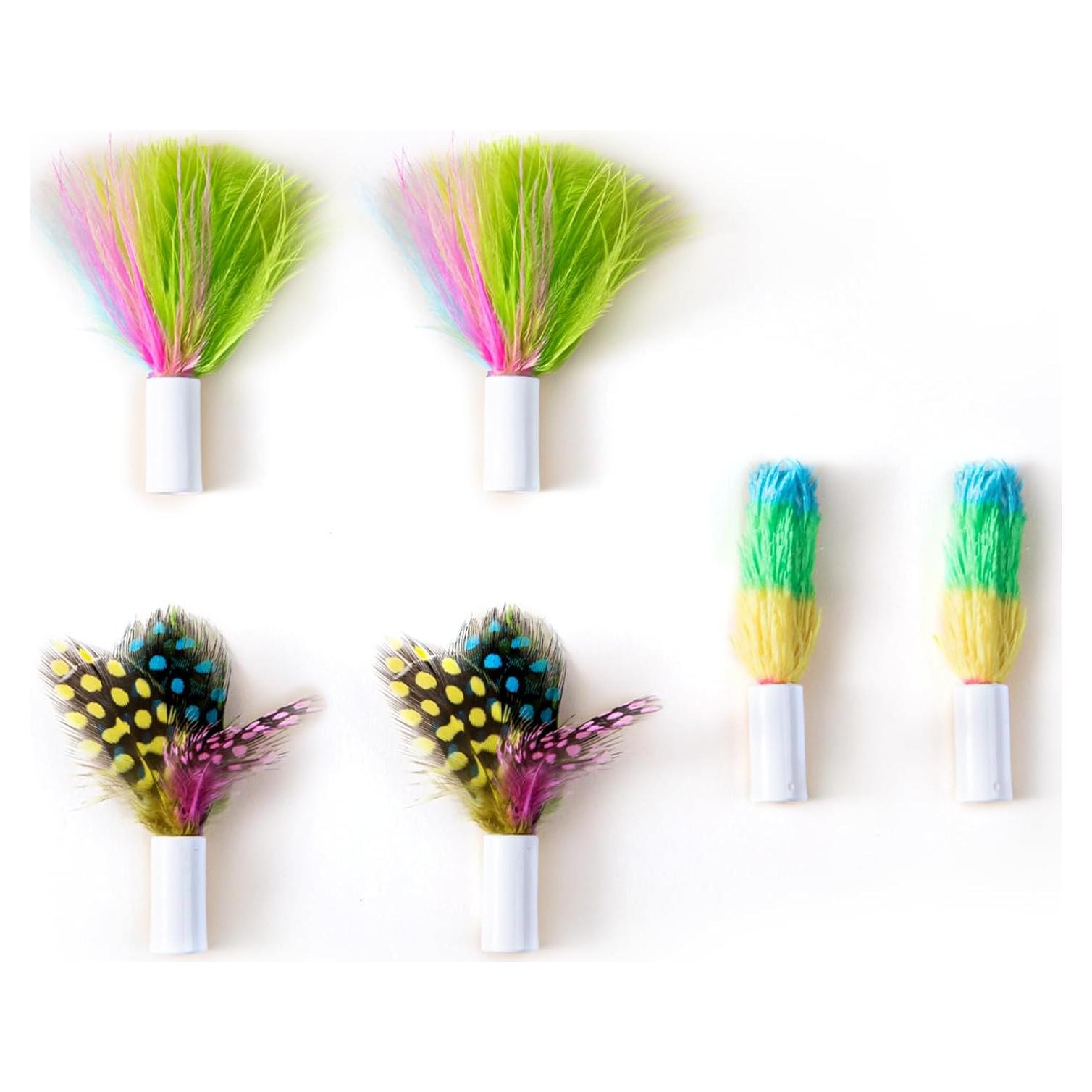 Juguete Interactivo para Gatos Potaroma 3en1 con Plumas