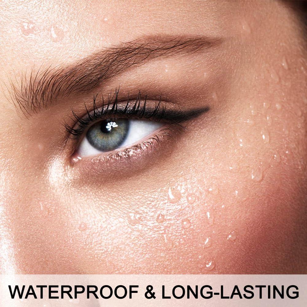 Lápiz Delineador de Ojos Glitter Negro evpct 1Pcs a Prueba de Agua