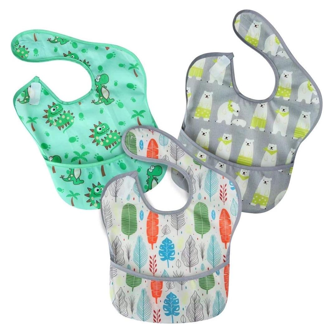 Babero Super Ligero PandaEar Impermeable 12-48 Meses