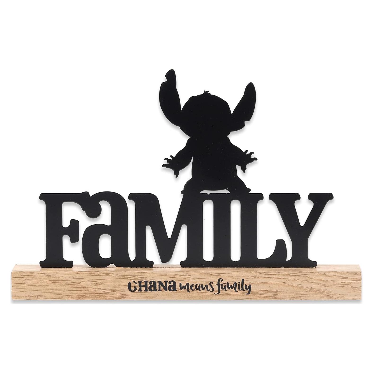 Decoración de Mesa Lilo y Stitch Ohana Significa Familia