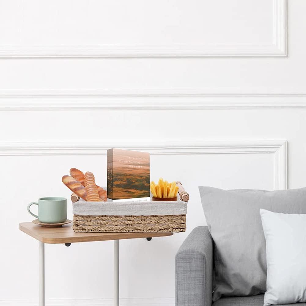 Cesta de Almacenamiento Redonda DUOER Beige Juego de 2