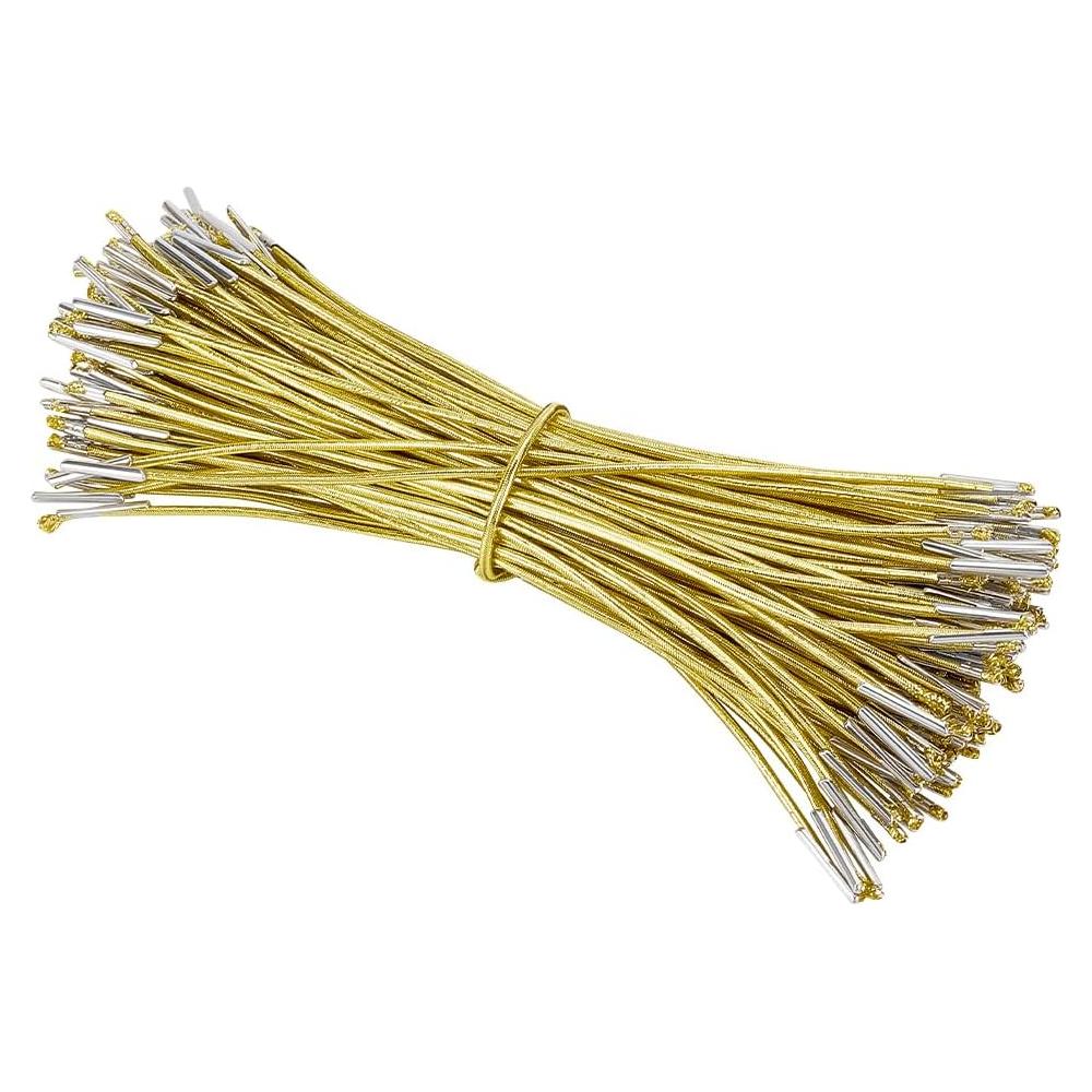 Cuerda Elástica Amarilla 120Pcs AHANDMAKER 165mm 2mm