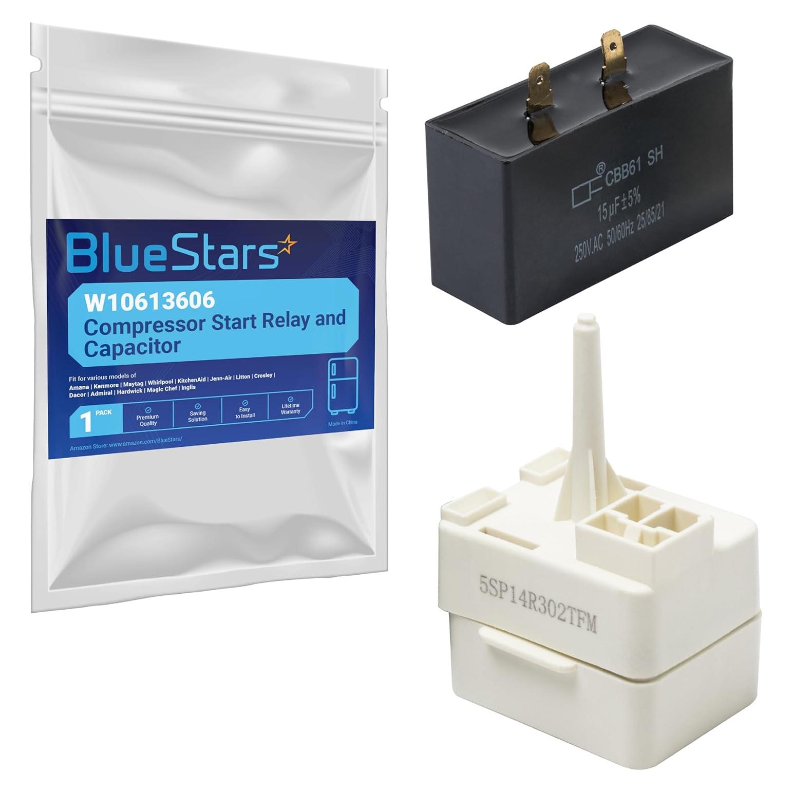 Relé de Arranque Compresor Refrigerador BlueStars W10613606