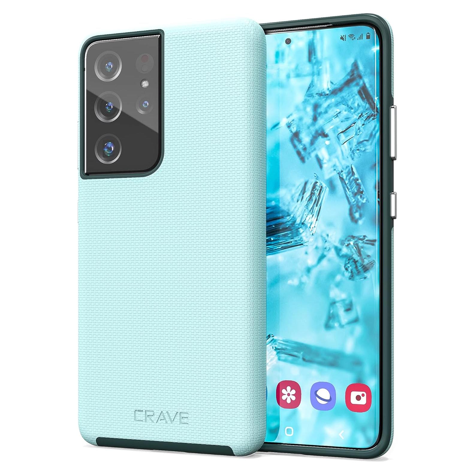 Funda Crave Dual Guard para Samsung Galaxy S21 Ultra - Aqua