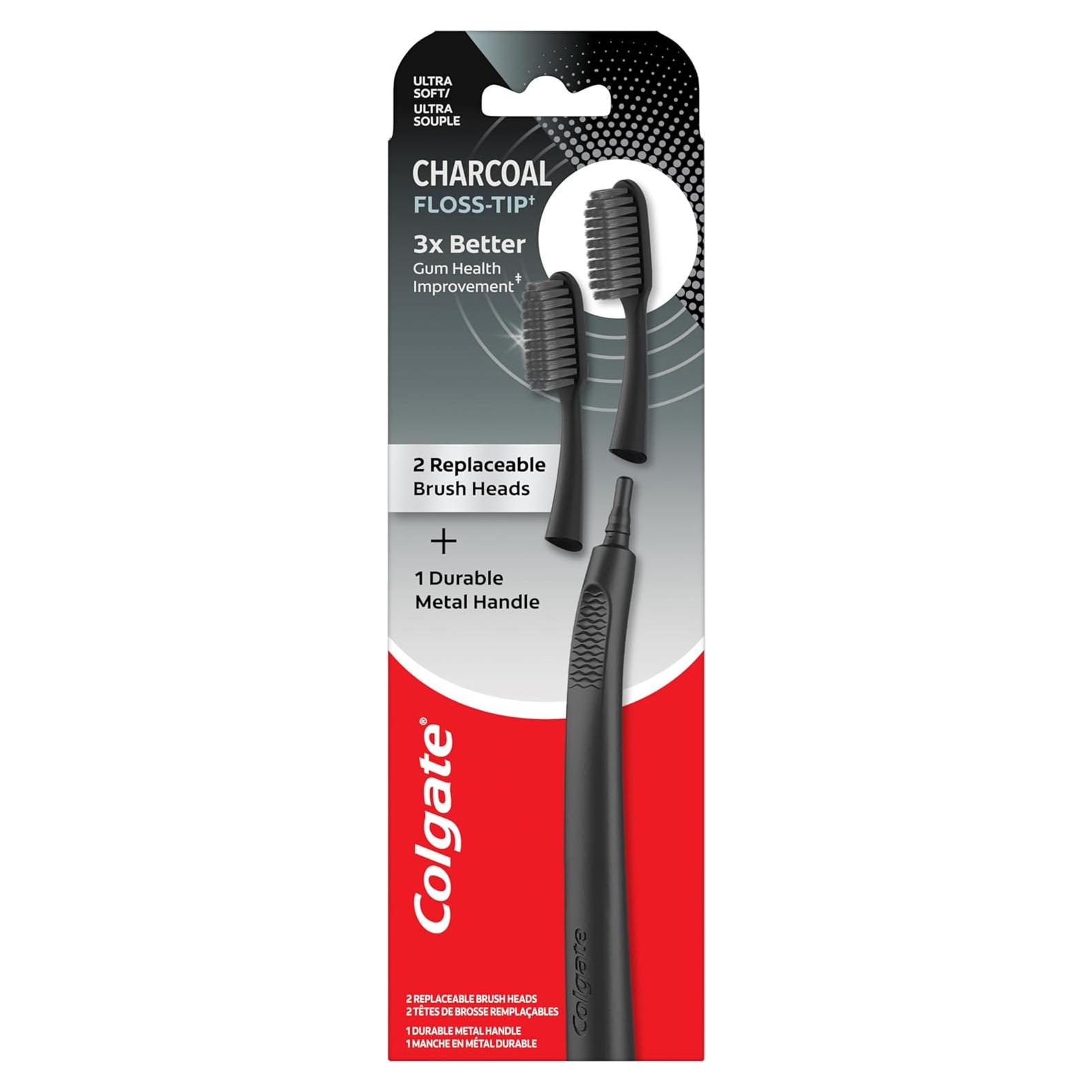 Kit Cepillo Dientes Colgate Keep Charcoal 2 Cabezales Reemplazables