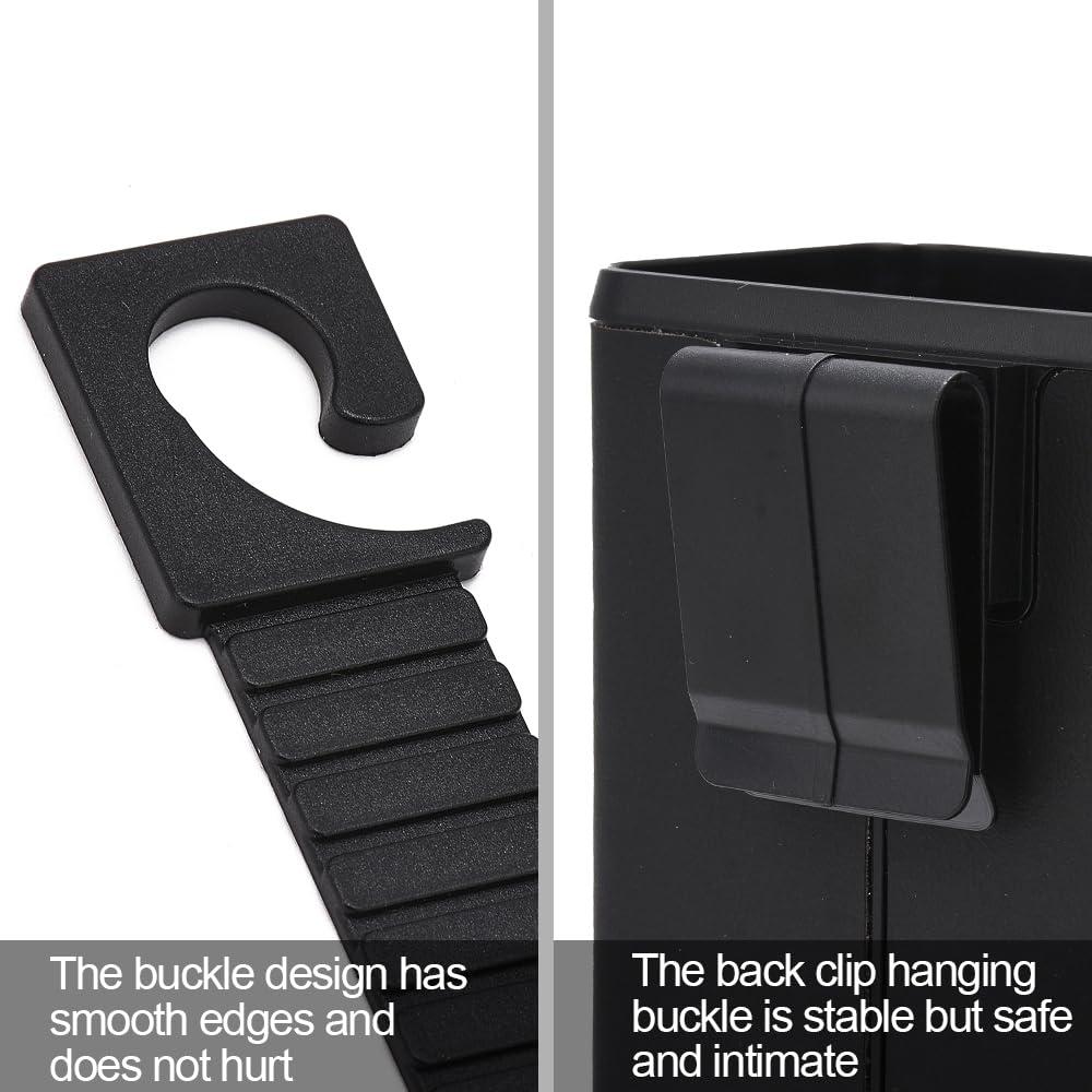 Mini Basurero de Coche AuMoHall Multifuncional 10x6cm