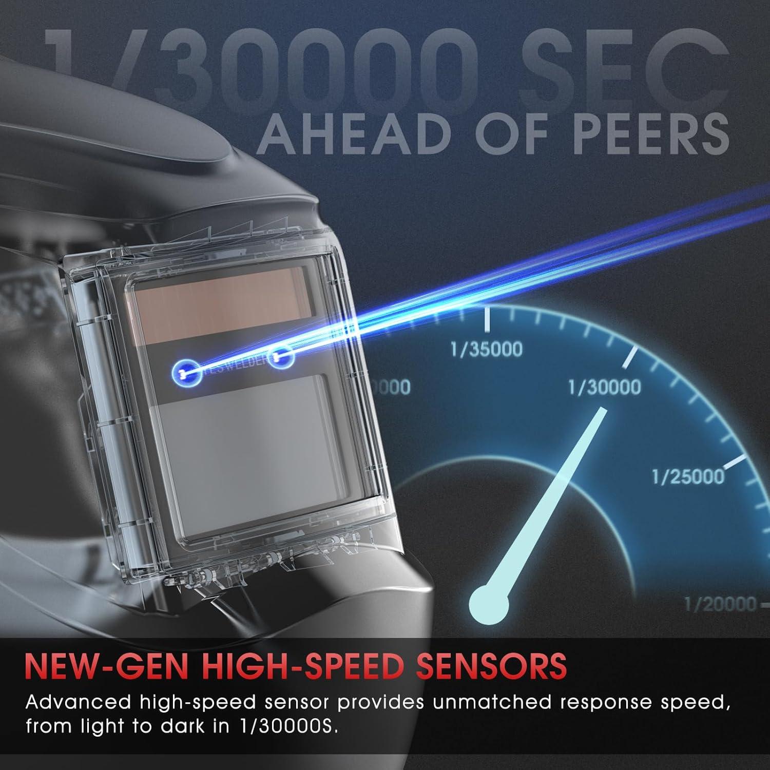 Casco de Soldadura YESWELDER LYG-L600A-PK con Oscurecimiento Automático